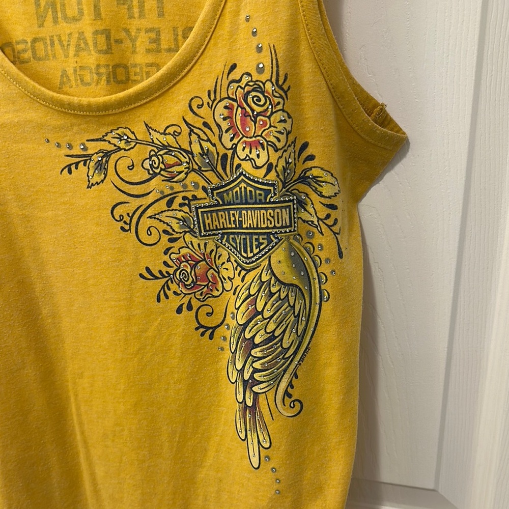 Harley-Davidson Yellow Tank Top